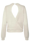 Vero Moda Holly Karis Open Back Sweater, Birch