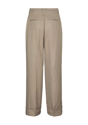 Vero Moda Ally Straight Leg Trousers, Light Brown