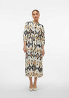 Vero Moda Millie Printed Shirt Dress, Birch