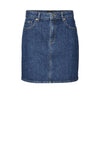 Vero Moda Tessa Mini A-Line Denim Skirt, Medium Blue Denim