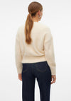 Vero Moda Alina Fluffy Knit Cardigan, Cream