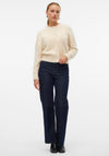 Vero Moda Alina Fluffy Knit Cardigan, Cream