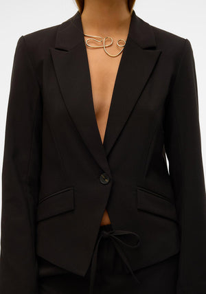 Vero Moda Babette Fitted Blazer, Black