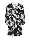 Vero Moda Macha Floral Mini Dress, Black