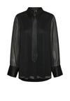 Vero Moda Smilla Tie Shirt, Black