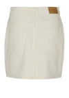 Vero Moda Tessa Mini A-Line Denim Skirt, Cream