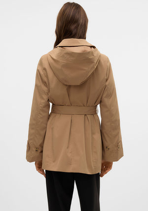 Vero Moda Chelsea Trench Coat, Tan