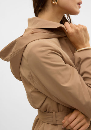 Vero Moda Chelsea Trench Coat, Tan