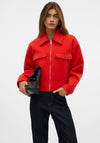 Vero Moda Fortune Frej Short Jacket, Red