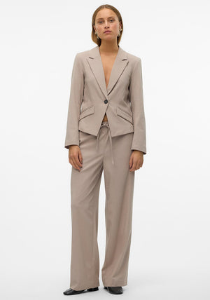 Vero Moda Babette Fitted Blazer, Taupe