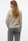 Vero Moda Fantastic Striped Sweater, Beige