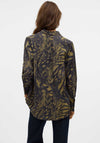 Vero Moda Joss Printed Shirt, Black and Green