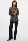 Vero Moda Joss Printed Shirt, Black and Green