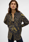 Vero Moda Joss Printed Shirt, Black and Green