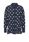 Vero Moda Kaya Polka Dot Shirt, Navy