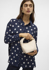 Vero Moda Kaya Polka Dot Shirt, Navy