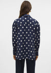 Vero Moda Kaya Polka Dot Shirt, Navy