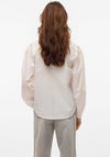 Vero Moda Kava Crochet Detail Shirt, White