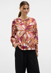 Vero Moda Linea Lykke Abstract Print Blouse, Multi Coloured