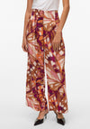 Vero Moda Linea Lykke Abstract Print Trousers, Multi Coloured