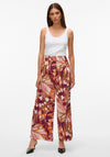 Vero Moda Linea Lykke Abstract Print Trousers, Multi Coloured