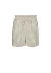 Vero Moda Mymilo Pinstripe Paperbag Shorts, Beige