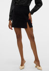 Vero Moda Lula Cord Mini Skirt, Black