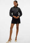 Vero Moda Lula Cord Mini Skirt, Black