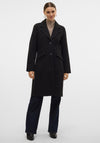 Vero Moda Fortune Sara Long Coat, Black