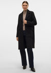 Vero Moda Fortune Sara Long Coat, Black