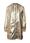 Vero Moda Anne Metallic Hooded Jacket, Gold