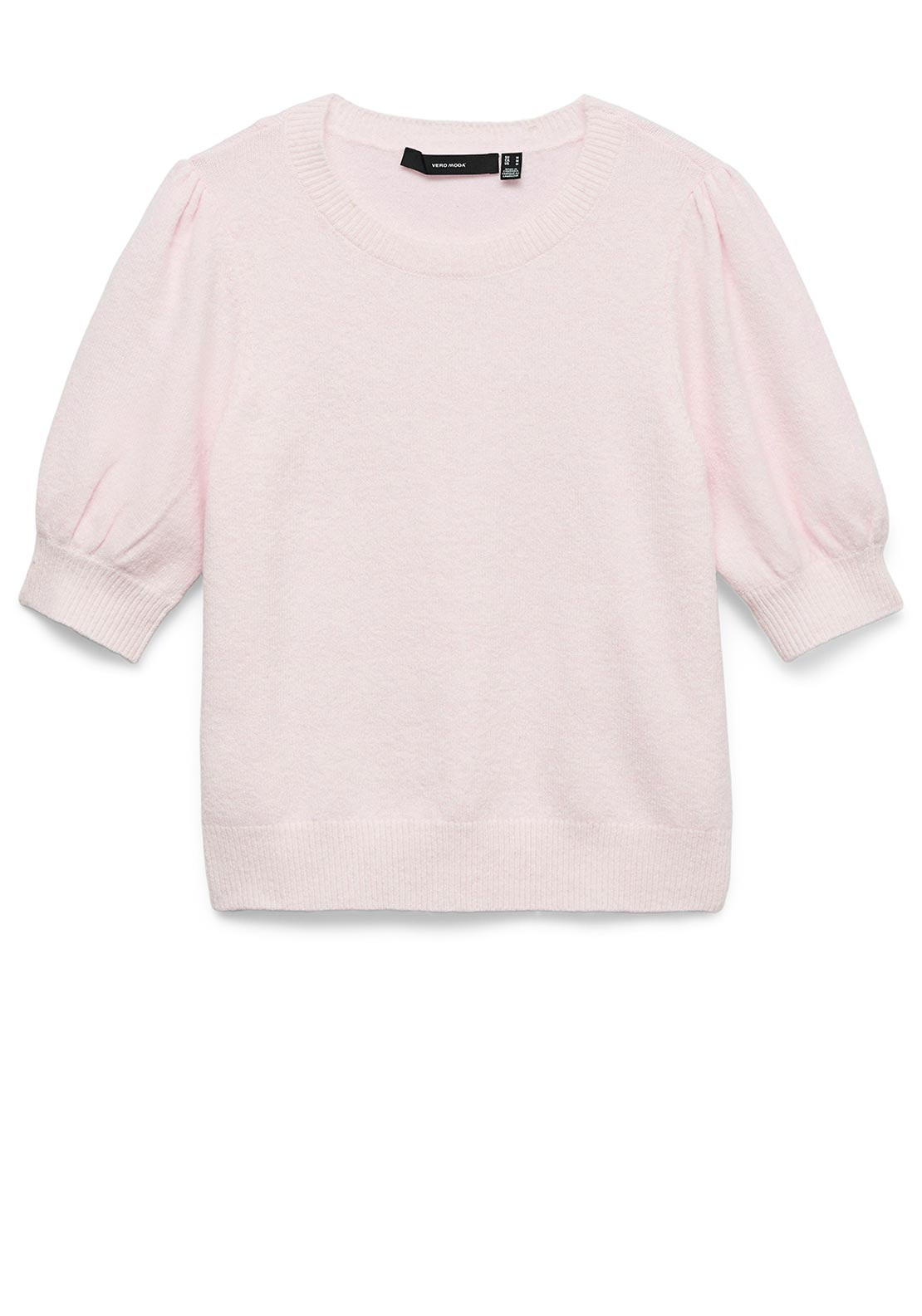 Vero Moda Doffy Short Sleeve Sweater, Pink