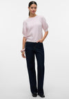 Vero Moda Doffy Short Sleeve Sweater, Pink