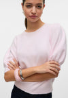 Vero Moda Doffy Short Sleeve Sweater, Pink