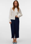 Vero Moda Mymilo Wide Leg Culotte Trousers, Navy