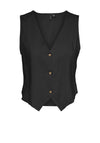 Vero Moda Mymilo V Neck Waistcoat, Black