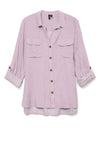 Vero Moda Bumpy Striped Shirt, Pink