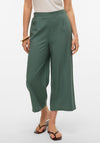 Vero Moda Mymilo Wide Leg Culotte Trousers, Green