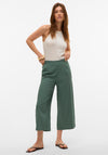 Vero Moda Mymilo Wide Leg Culotte Trousers, Green