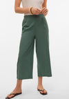 Vero Moda Mymilo Wide Leg Culotte Trousers, Green