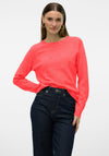Vero Moda Doffy Knit Jumper, Orange Melange