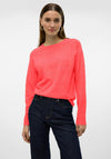 Vero Moda Doffy Knit Jumper, Orange Melange