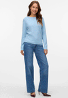 Vero Moda Doffy  Round Neck Jumper, Blue