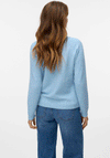 Vero Moda Doffy  Round Neck Jumper, Blue