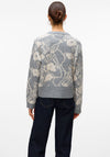 Vero Moda Kaila Patterned Knit Jumper, Grey