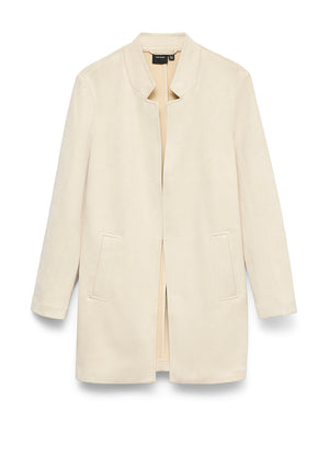 Vero Moda Rosie Freja Suede Feel Jacket, Beige