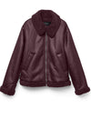 Vero Moda Virginia Aviator Jacket, Wine