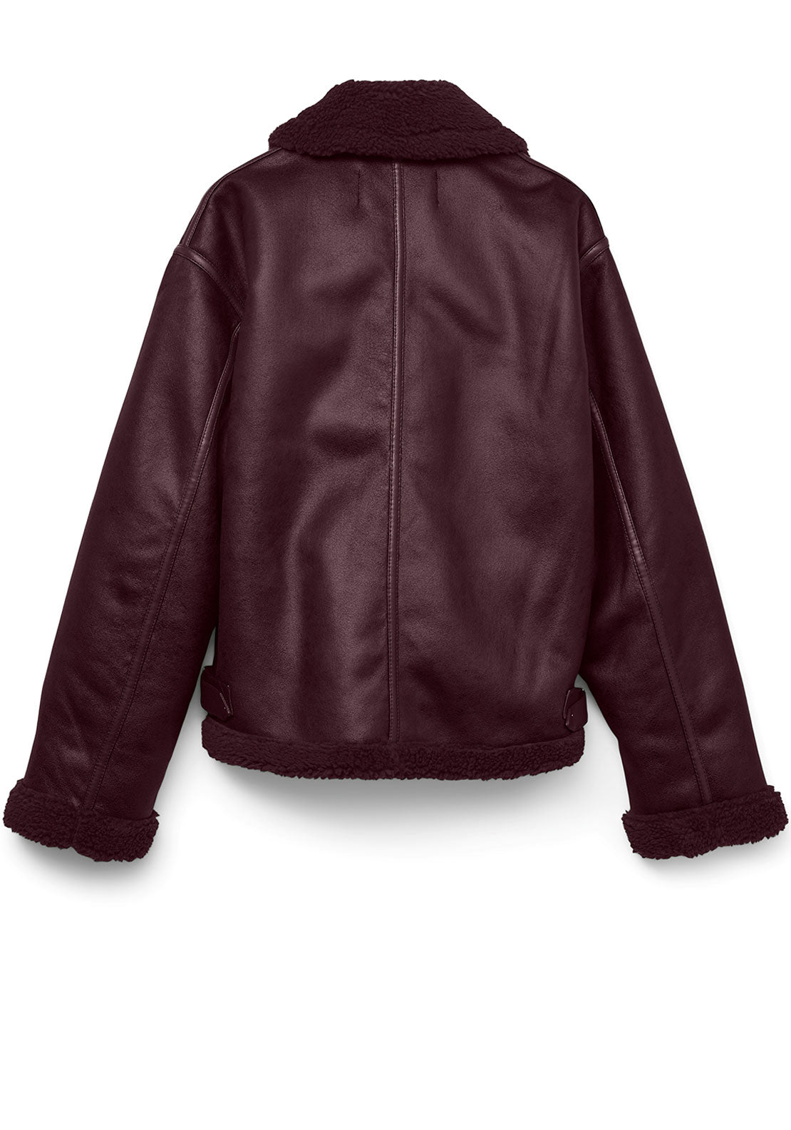 Vero Moda Virginia Aviator Jacket, Wine
