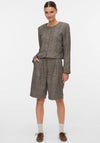 Vero Moda Stina Check Print Blazer, Brown