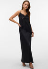 Vero Moda Merle Satin Feel Maxi Skirt, Black